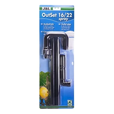 Abbildung von JBL OutSet Spray 60158 Wasserrücklauf Set mit 2 teiligem Düsenstrahlrohr für Aquarien