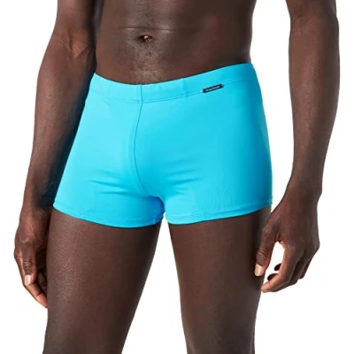 Abbildung von Bruno Banani Herren Short Wave Line 2.0 Badehose, Türkis (Türkis 225), Medium (Herstellergröße: M)