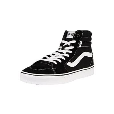 Abbildung von Vans Herren Filmore Hi Sneaker, Suede Canvas Black White, 40 EU