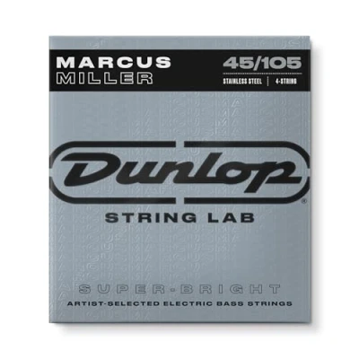 Abbildung von Dunlop DBMMS45105 Saiten Marcus Miller Super Bright, Medium.045 .105, 4 / Satz