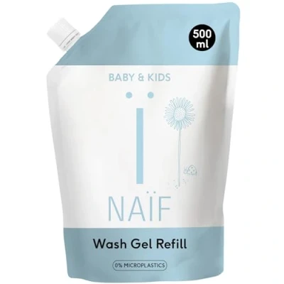 Abbildung von Naïf Reinigendes Duschgel Nachfüllpackung 500ml Auf Basis natürlicher Inhaltsstoffe 100% Vegan
