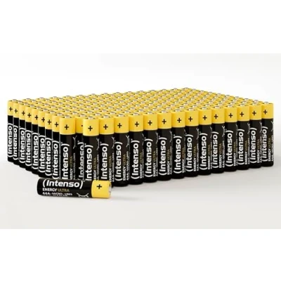 Abbildung von Intenso Energy Ultra AAA Micro LR03 Alkaline Batterien 150er Pack, gelb schwarz