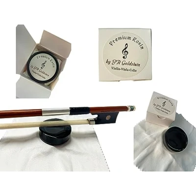 Abbildung von Premium Kolophonium Goldstein Geige Bratsche Cello, schwarz