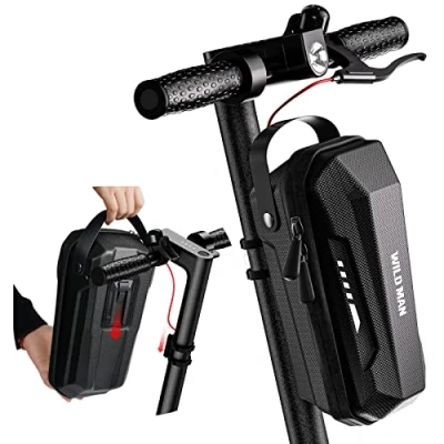 Abbildung von 2/3L E Scooter Tasche wasserdichte Lenkertasche für Elektroroller mit Schnellspanner Gestell Vordertasche Xiaomi Mijia/Sedway ES/Ninebot/Faltrad Eva (2L, Schnellspanner)