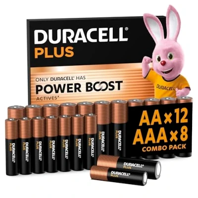 Abbildung von DURACELL Plus AA &amp; AAA Batterien (Kombipackung mit 12xAA und 8xAAA) Alkaline 1,5 V