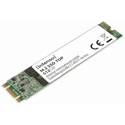 Abbildung von Intenso Interne M.2 SSD SATA III Top, 512GB, 550MB/Sekunde, Festkörper Laufwerk