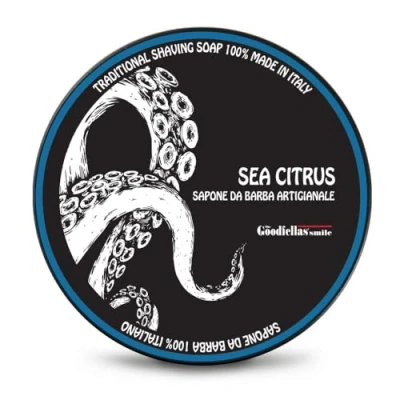 Abbildung von THE GOODFELLAS&#039; SMILE Seacitrus Tradiotional Shaving Soap. Made in Italy, 100 g