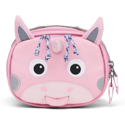 Abbildung von Affenzahn Lenkertasche mit Kletthalterung für Fahrrad, Tretroller und Laufrad Einhorn Rosa