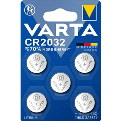 Abbildung von Varta CR2032 (6032) Batterie, 5 Stk. im Blister