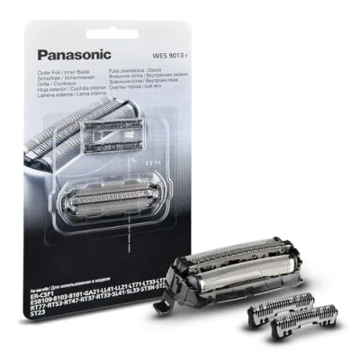 Abbildung von Panasonic WES9013Y1361 Ersatzklingen und Scherfolie für ES LL41, LL21, GA21, LT71, LT31, RT87, RT67 &amp; RT47 Elektrorasierer, Kombipack, 3 Klingen System, japanischer Edelstahl