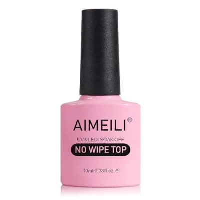 Abbildung von AIMEILI No Wipe Top Coat Überlack UV LED Gellack Gel Nagellack Polish 10ml