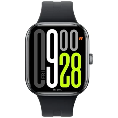 Abbildung von Xiaomi Redmi Watch 5 2.07&quot; AMOLED, 60Hz, 24 Tage Akku, 150+ Sportmodi, 5ATM wasserfest, GNSS, Herzfrequenz &amp; SPO₂ Sensor, Bluetooth Calling, Aluminium Rahmen, drehbare Krone, Obsidian Black
