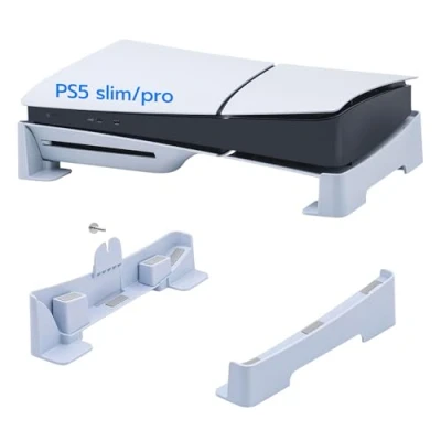 Abbildung von Mcbazel PS5 Slim Horizontaler Ständer für Disc/Digitale Editione Playstation 5 Halterung Liegend kompatibel mit Digital/UHD Konsole