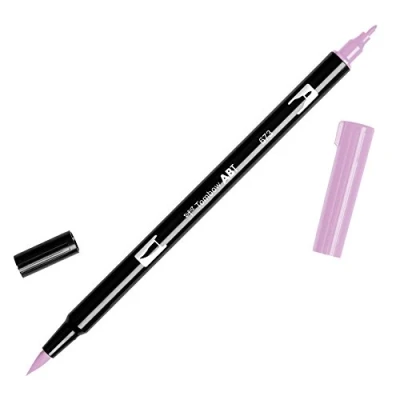 Abbildung von Tombow ABT 673 Fasermaler Dual Brush Pen mit zwei Spitzen, orchid, AB T673, orchid 1 Stück (1er Pack)