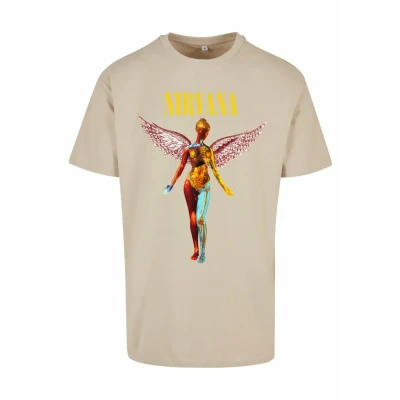 Abbildung von Upscale by Mister Tee IN Utero Oversize Tshirt print, Herren, Größe: Large, Wet sand