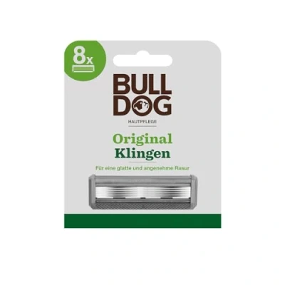 Abbildung von BULLDOG Nassrasur für Männer Original Rasierklingen 8 Ersatzklingen 5 fach Klinge