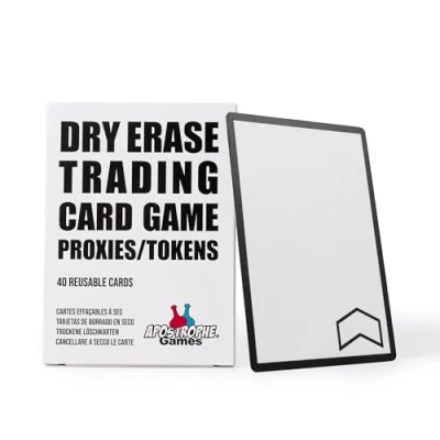 Abbildung von Apostrophe Games Trocken abwischbares MTG Token Set mit 40 Karten Wiederverwendbare Proxys/Token für Sammelkartenspiele
