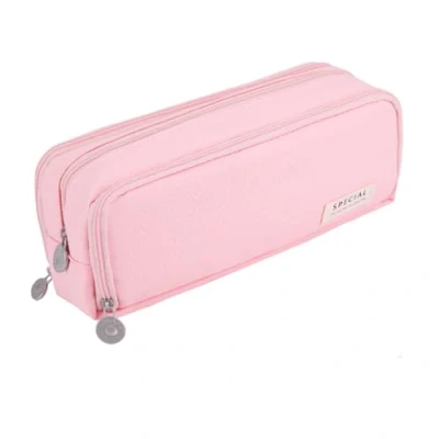 Abbildung von iSuperb Federmäppchen Teenager Mädchen Mäppchen Pencil Case Federtaschen Etui Stifte 3 Fach,Große Kapazität Mäppchen,Mäppchen Reißverschluss Tasche,für Schule &amp; Büro (Rosa)