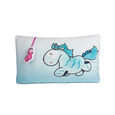 Abbildung von NICI Kuschelkissen Einhorn Aquario 43 x 25cm Flauschiges Kuscheltierkissen für Mädchen, Jungen &amp; Babys, Rechteckiges Stofftierkissen 49712