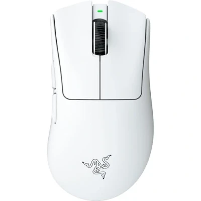 Abbildung von Razer DeathAdder V4 Pro Ultraleichte kabellose ergonomische E Sport Maus 57g leicht 2,4 GHz Hyperspeed Focus 45K Optical Sensor 8K Hz Polling Mouse Switches Gen 4 PC/Mac Weiß
