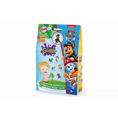 Abbildung von Simba 105953531 Glibbi Paw Patrol, Badewannenspielzeug, Wasserspielzeug, Pulver verwandelt Wasser in eine grüne, gelartige Masse und wieder zurück, inklusive Badesticker, 300g, ab 3 Jahren