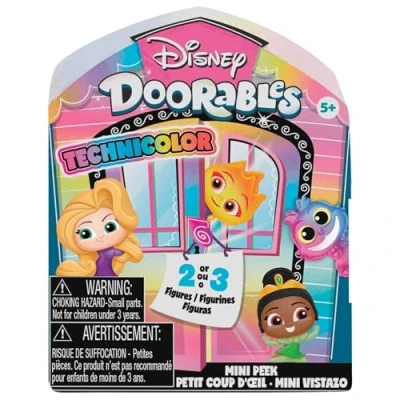 Abbildung von Disney Doorables Mini Peek Technicolor Takeover, 2 bis 3 Sammelfiguren, Stile können variieren, Kinderspielzeug ab 5 Jahren von Just Play, 6.99