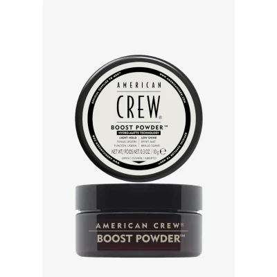 Abbildung von AMERICAN CREW Classic Boost Powder, 20 g, Stylingpuder für Männer, Haarprodukt mit mittlerem Halt, Stylingprodukt dichteres, griffigeres Haar und ein mattes Finish