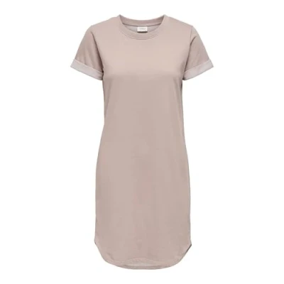 Abbildung von JDY Damen JDYIVY Life S/S Dress JRS NOOS Kleid, Adobe Rose, S