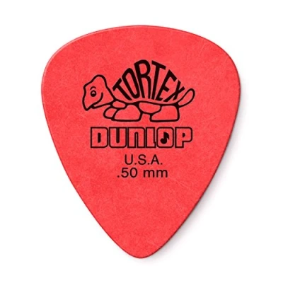 Abbildung von DUNLOP Tortex Standard 0.50 mm rot, Packung mit 24 Plektren (418F050)