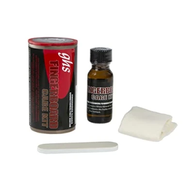 Abbildung von GHS™ Strings »FINGERBOARD CARE KIT A77« Pflege Set für Gitarre und Bass Cleaner/Buffer/Tuch