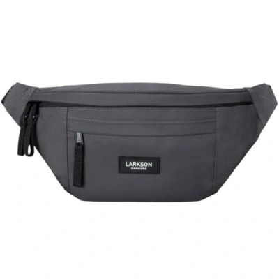 Abbildung von LARKSON Bauchtasche Damen &amp; Herren Grau Ole Hüfttasche für Sport Outdoor Stadt Gürteltasche Stylisch Festival Crossbody Bag mit Gurt Wasserabweisend