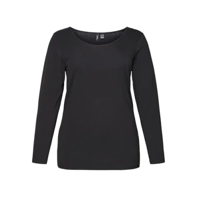 Abbildung von VERO MODA Curve Damen Vmpaxi Ls Soft U Neck Noos Neck, Schwarz, 46 48 Gro e Gr en EU
