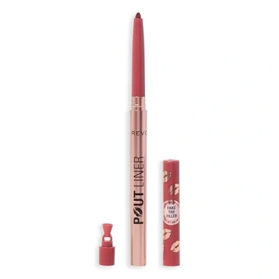 Abbildung von Makeup Revolution POUT BOMB Plumping LIP Liner Lippenkonturenstift, Größe: 0.2 g, Burnt cherry red