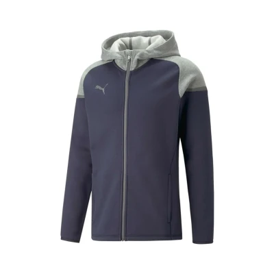 Abbildung von Puma Teamcup Casuals Sweatjacke, Herren, Größe: Medium, Blau