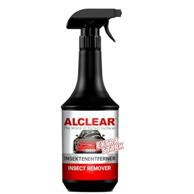 Abbildung von ALCLEAR Insektenentferner Auto Extra starker Flugrostentferner für Scheinwerfer, Lack &amp; Windschutzscheibe 100% Sauberkeit Insekten Entferner 1000ml