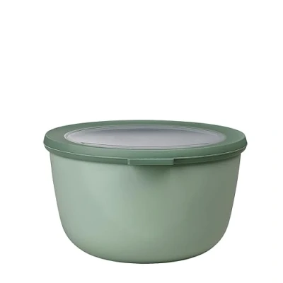 Abbildung von Mepal Multi Bowl Cirqula Round Mikrowellen Geschir Geeignet als Luftdichte Aufbewahrungsbox für den Kühlschrank, Mikrowellengeschirr &amp; Frischhaltedosen 2000 ml Nordic sage