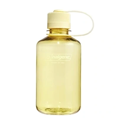 Abbildung von Nalgene Sustain Tritan BPA freie Wasserflasche aus 50% Kunststoffabfällen, 473 ml, schmaler Mund, Butter