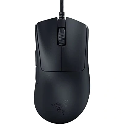 Abbildung von Razer DeathAdder V3 Ergonomische Esports Maus (59g leichtes Design, Form, 30K optischer Sensor, optische Mausschalter Gen 3, 8000Hz HyperPolling Technologie, Speedflex Kabel) Schwarz