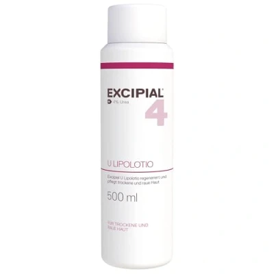 Abbildung von Excipial U Lipolotion 500ml, die Spezialcreme für trockene und empfindliche Haut, sanfte tägliche Pflege