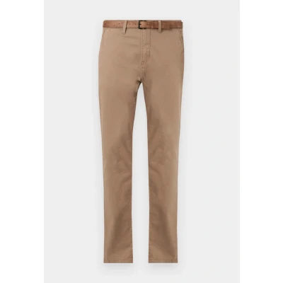 Abbildung von TOM Tailor Denim SLIM FIT Chino WITH BELT Chino, Herren, Größe: 28x32, Honey camel beige