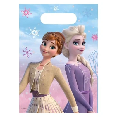 Abbildung von Procos Party Loot Bags Disney Frozen II Wind Spirit Geschenktüten Süßigkeiten, 6 Stück, Stück (1er Pack), 94074