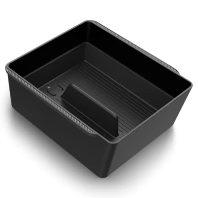 Abbildung von Spigen Tesla Model 3 Highland (2024 ) Armlehnen Konsole Organizer entworfen für Zubehör Carbon Edition