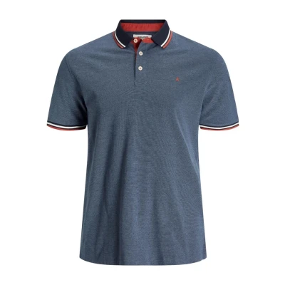 Abbildung von Jack &amp; Jones Jjepaulos SS NOOS PLS Poloshirt, Herren, Größe: 2XL, Denim blue detail:ps