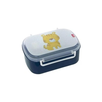 Abbildung von SIGIKID 25174 Tiger Brotzeitbox BPA frei Mädchen und Jungen Lunchbox empfohlen ab 2 Jahren blau