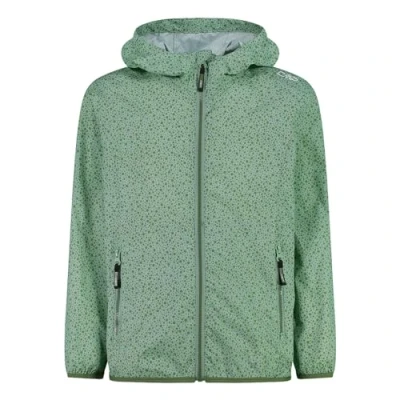 Abbildung von CMP Unisex Kinder Giacca Da Pioggia Bambini Con Cappuccio Fisso Regenjacke, Jade, 128 EU