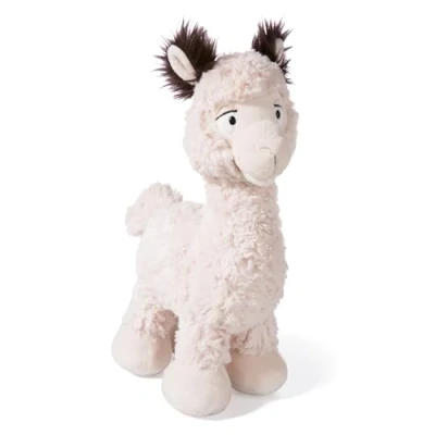 Abbildung von NICI Kuscheltier Alpaka Elli 25cm beige Stofftier aus weichem Plüsch, niedliches Plüschtier zum Kuscheln und Spielen, für Kinder &amp; Erwachsene tolle Geschenkidee 61505