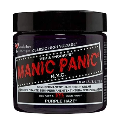 Abbildung von Manic Panic Purple Haze Classic Creme, vegan, tierversuchsfrei, semipermanente Haarfarbe, 118 ml