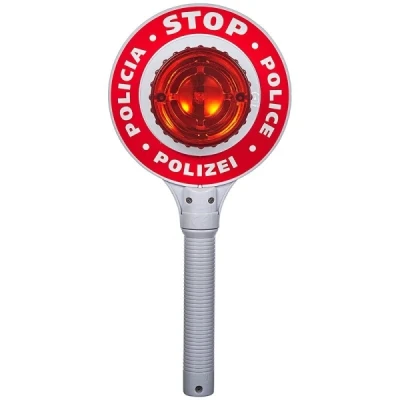 Abbildung von Theo Klein 8858 Polizeikelle I Batteriebetriebene Kelle mit coolem Blinklicht Maße: 16 cm x 3,5 29 Spielzeug für Kinder ab 3 Jahren