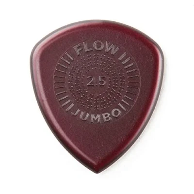 Abbildung von JIM DUNLOP Plektrum Flow Jumbo Grip 2,50mm 12 Stück