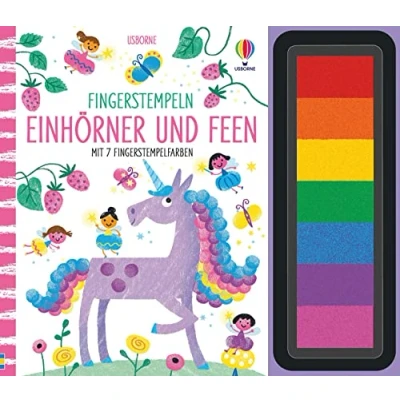 Abbildung von Fingerstempeln: Einhörner und Feen (Fingerstempeln Reihe)